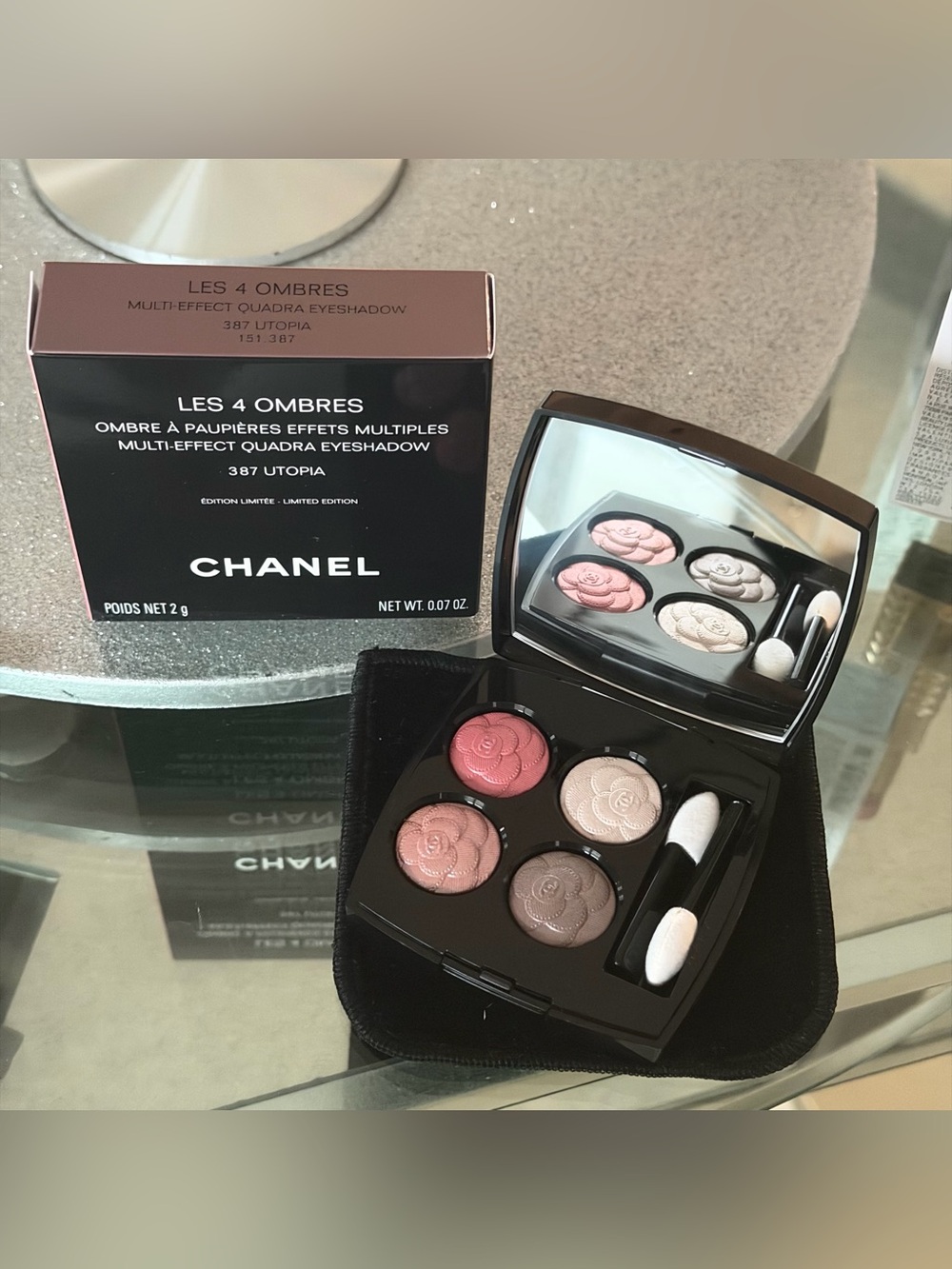 Chanel Les 4 Ombres Quad Eyeshadow 387 Utopia Limited Edition 2g, BNIB